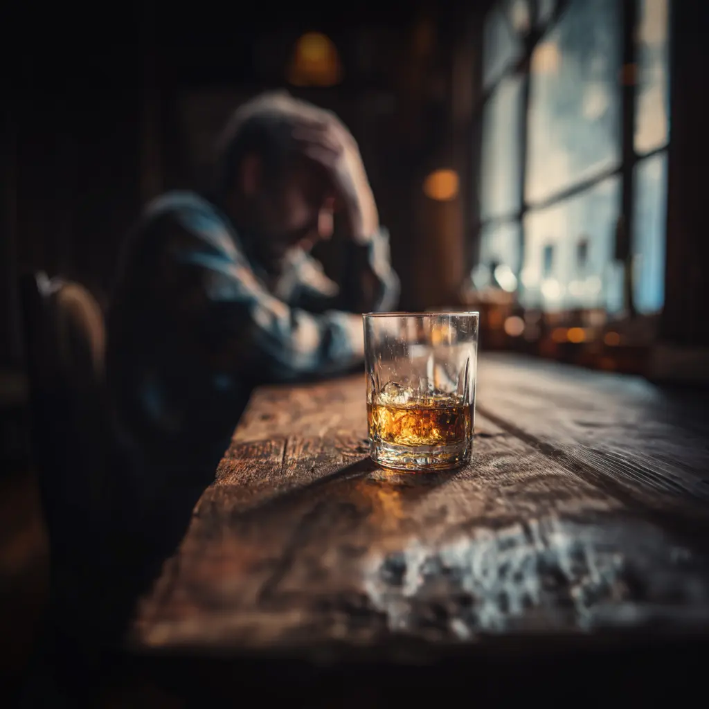 Illustration representing alcohol recovery support