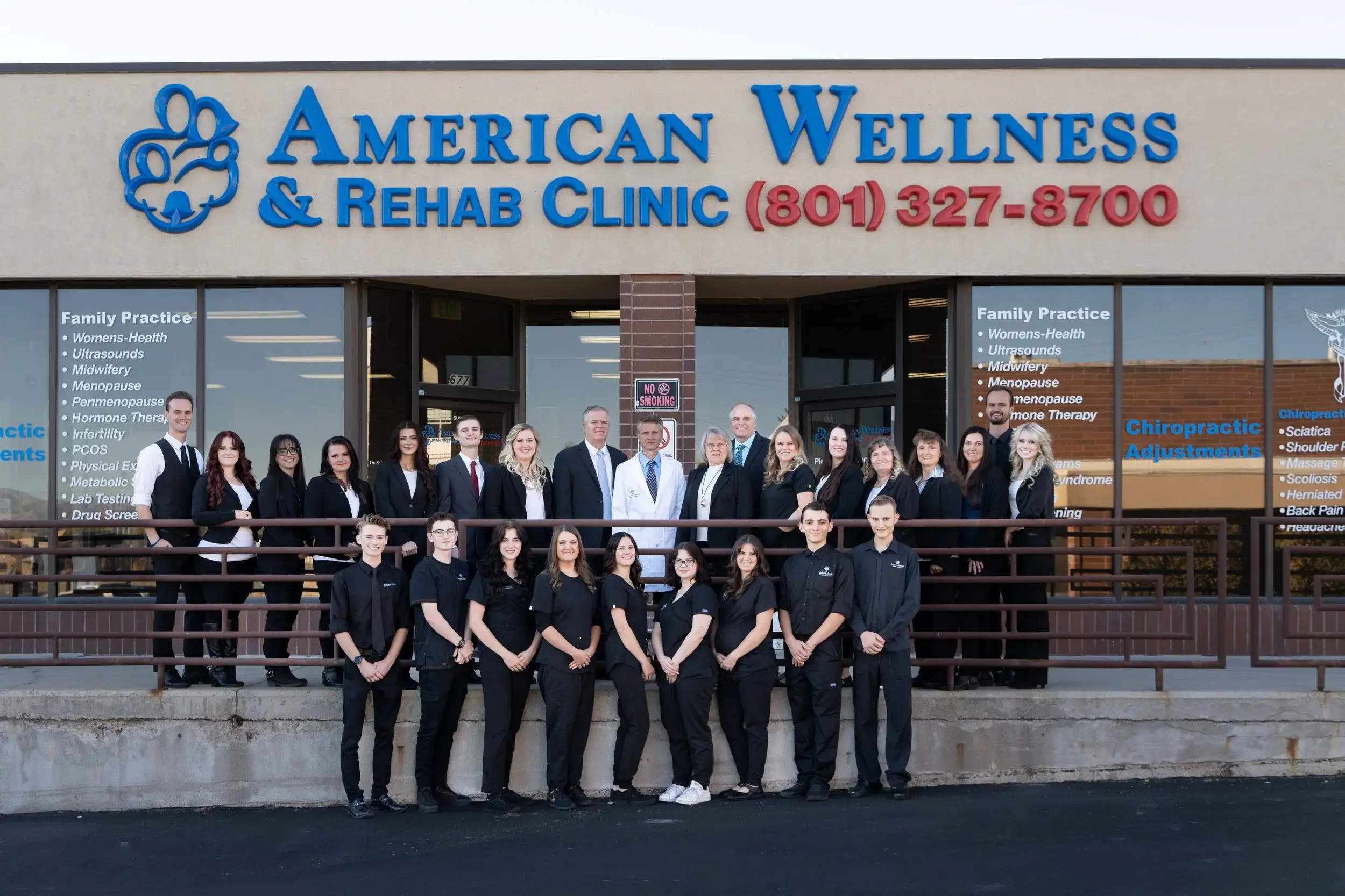 American Wellness and Rehab clinic recovery team